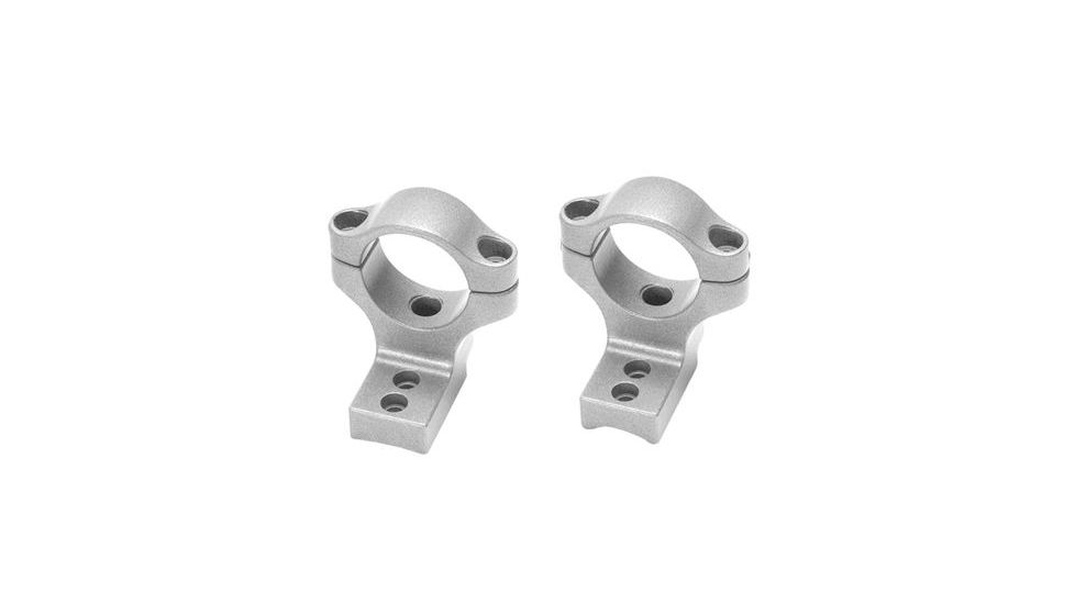 Remington Rifle - 783 Integral Scope Mounts Medium Fits 1inch Scope Tube Silver Z2 Alloy - 19730