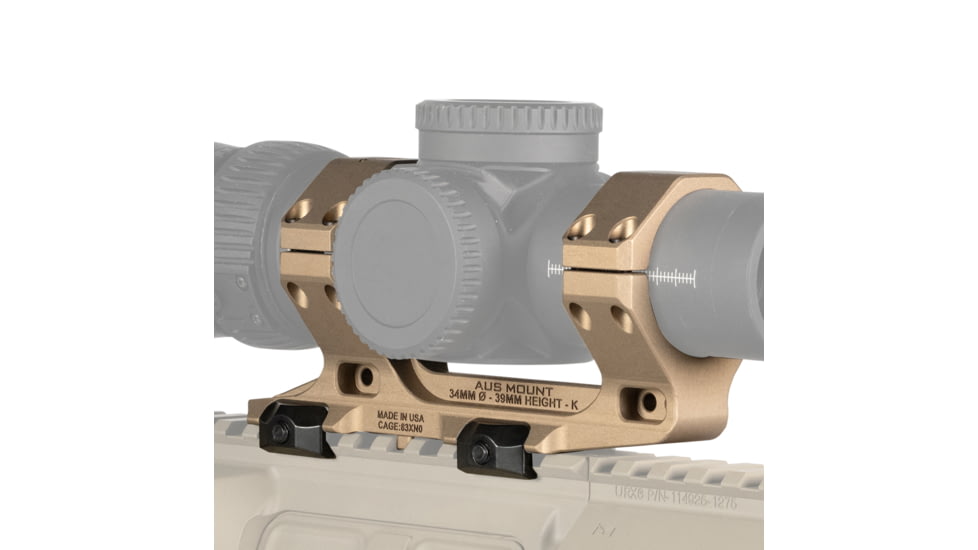 Reptilia AUS Optic Mount, 1.70inch Height, Short, FDE, 34mm, 100-249