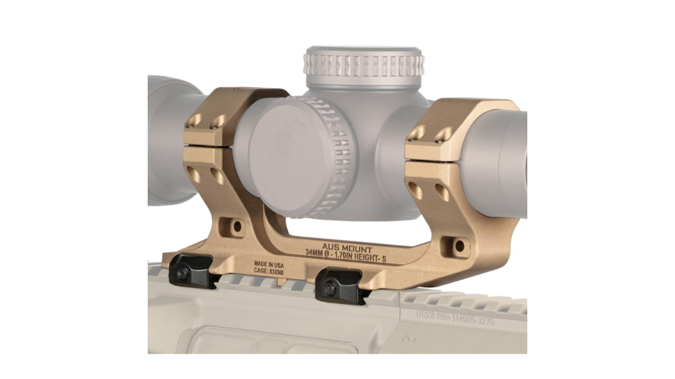 Reptilia AUS Optic Mount, 1.70inch Height, FDE, 34mm, 100-241