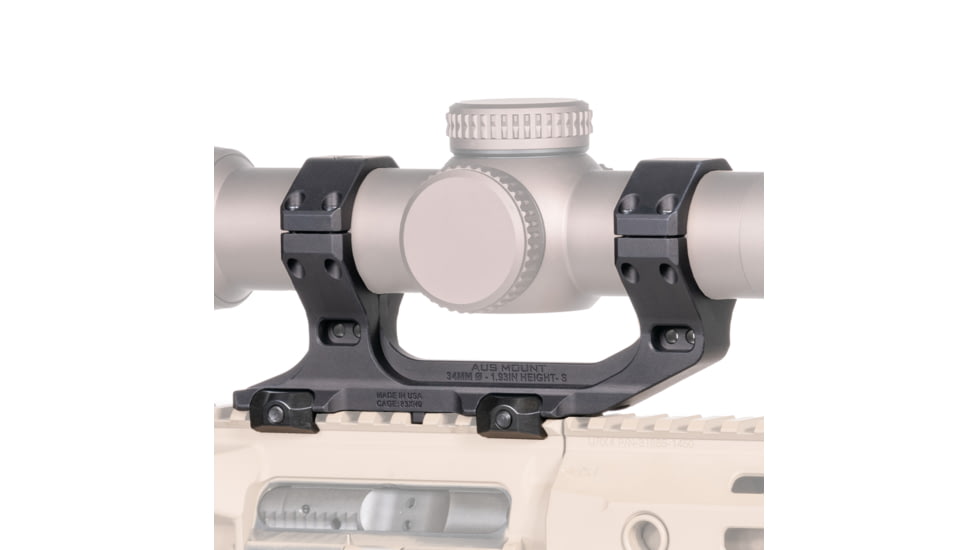 Reptilia AUS Optic Mount, 1.93inch Height, Black, 34mm, 100-242