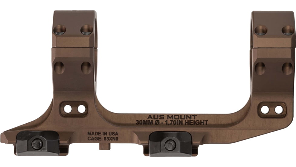 Reptilia AUS Riflescope Mount, 30mm, 1.7in, Desert Brown, 100-396-OPMOD-DB