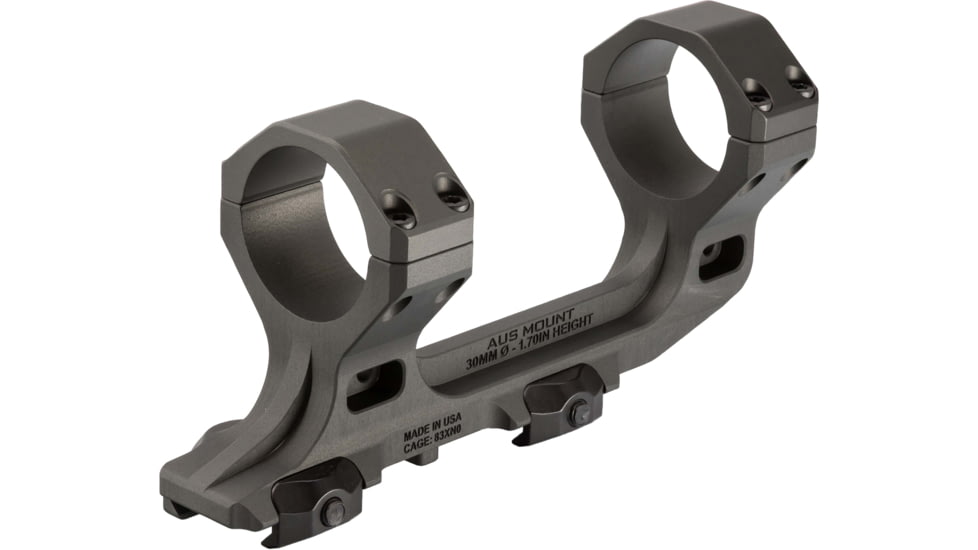 Reptilia AUS Riflescope Mount, 30mm, 1.7in, Wolf Grey, 100-395-OPMOD-WF