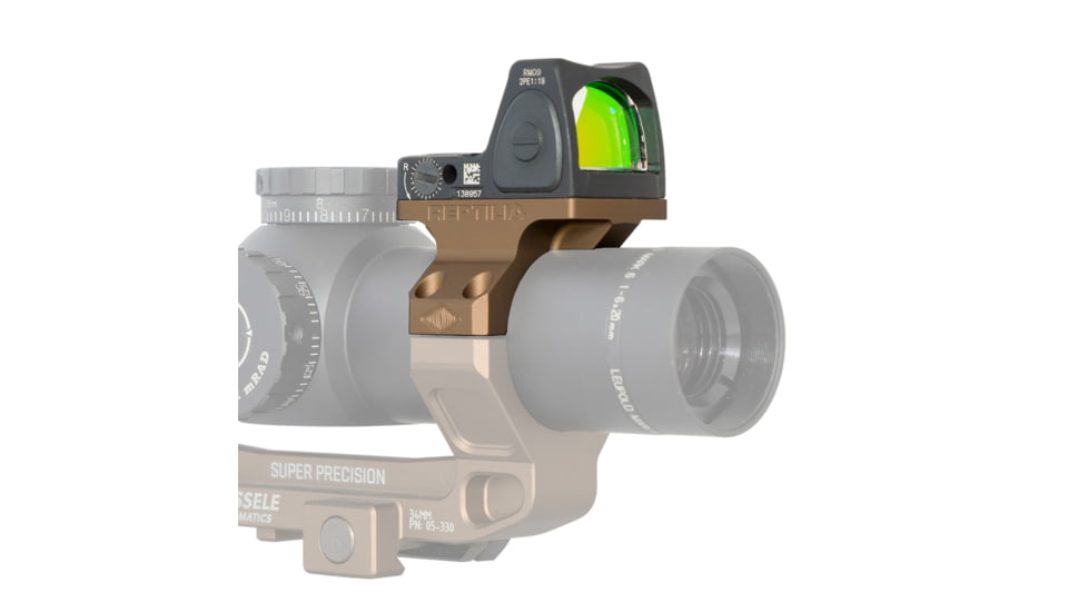 Reptilia ROF-90 for Geissele 34mm Super Precision Mount and Trijicon RMR Anodized, Flat Dark Earth, 100-029