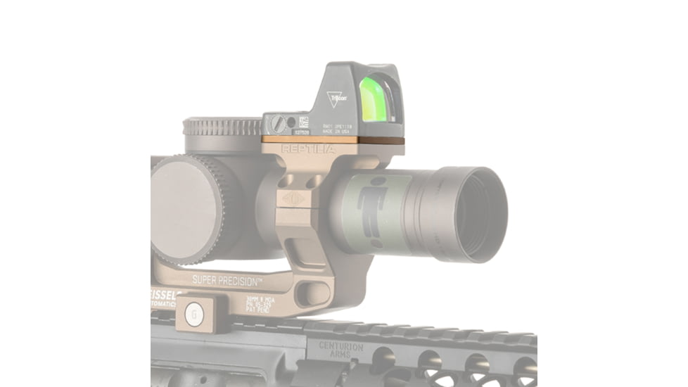 Reptilia ROF Riser for Trijicon RMR, 2.5mm, Type III Hardcoat Anodized, FDE Anodized, 100-084