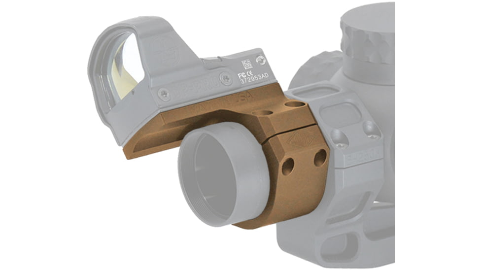 Reptilia ROF-SAR for Leupold DPP, 30mm, Type III Hardcoat Anodized, FDE Anodized, 100-148