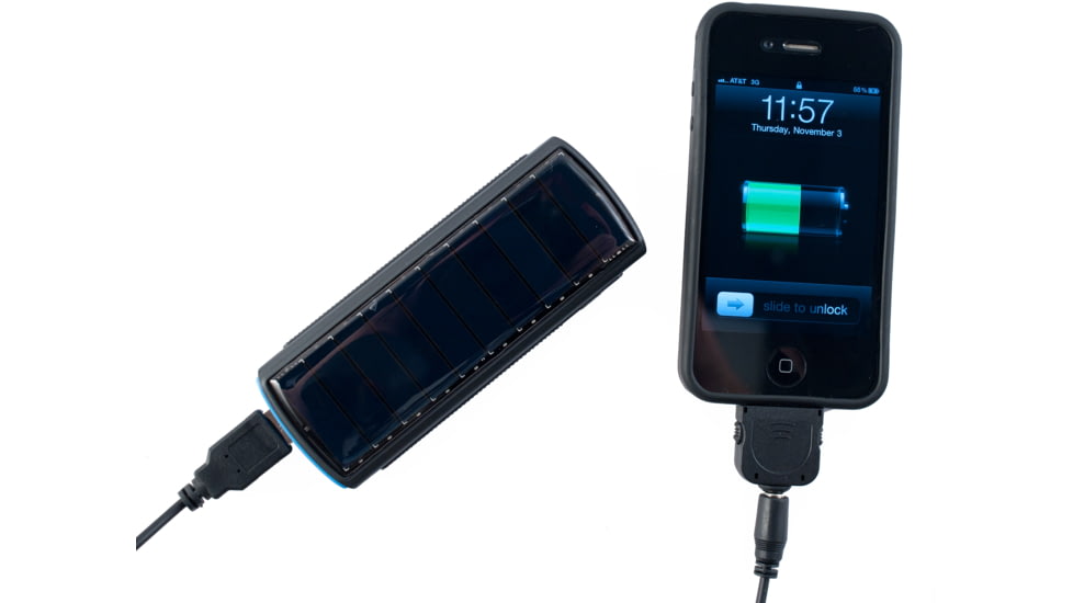 Ripa Deluxe Solar Battery Charger Flashlight - Charger In Use