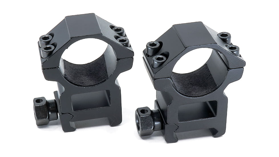 Riton RT-M 1in Rifle Scope Rings, High, 18mm, Black, 19962520365