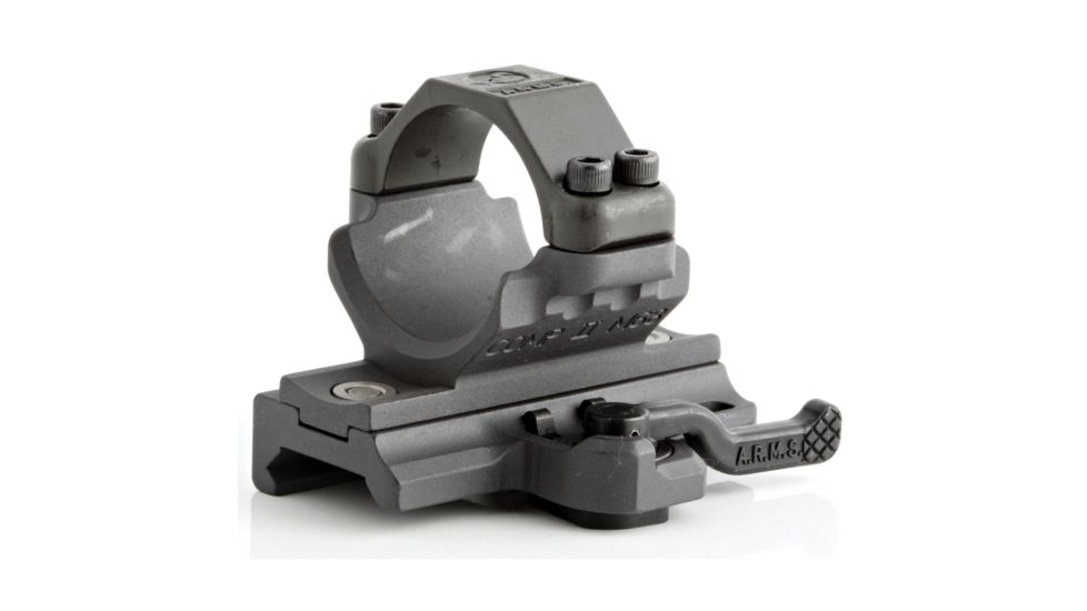 A.R.M.S., Inc. Aimpoint Comp RG Throw Lever Mount, Black, ARMS22M68