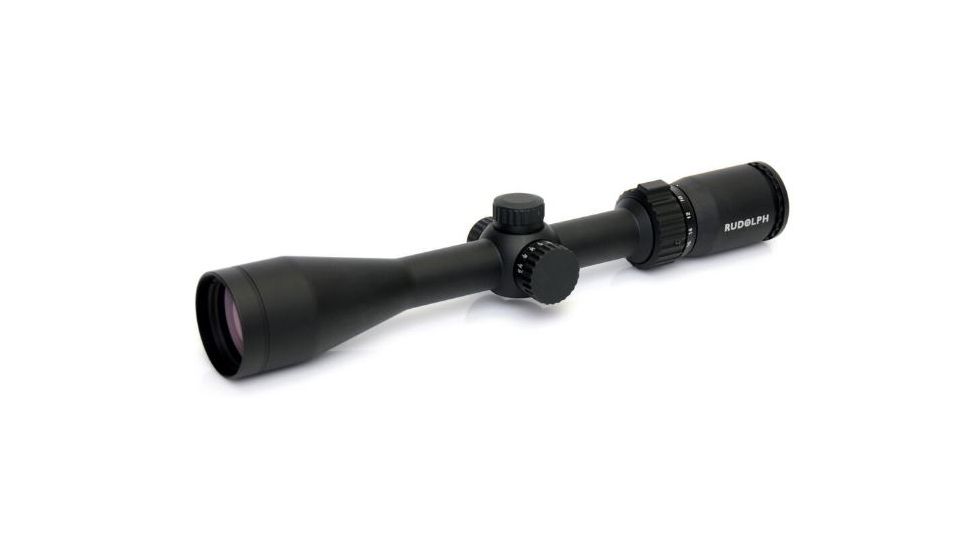Rudolph Optics Hunter HD Series  H2 4-16x42 Rifle Scope, 1 inch tube with T4 Reticle, Black, Medium H2-041642-T4
