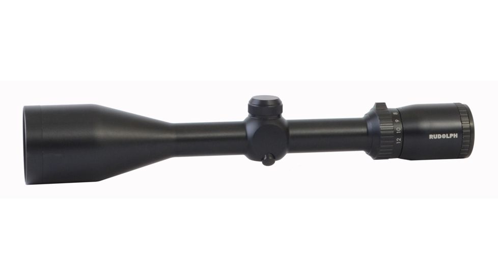 Rudolph Optics Hunter Rifle Scope H1 4-12x50 25mm tube with T3 Reticle, Black 6009880275038