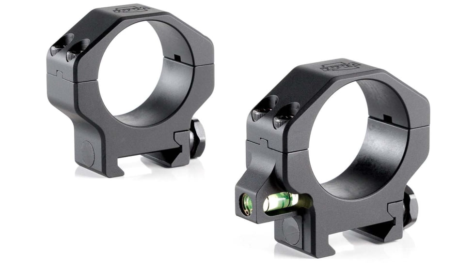 Ruffs Precision Manufacturing Precision Co-Linear Bubble Level 34mm Riflescope Ring, Medium - 1, Set of 2, Black, CLR-34100
