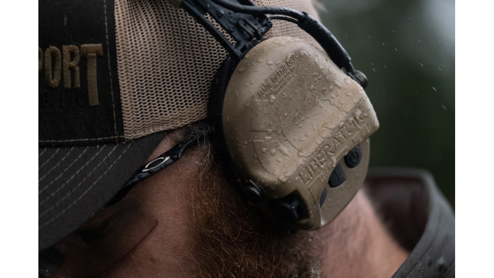 Safariland Liberator HP-R 2.0 Ear Muffs, TCI-LIBHPR-2.0-BLK