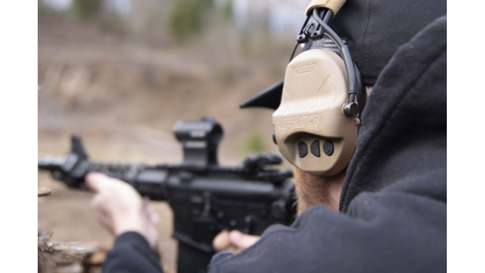 Safariland Liberator HP-R 2.0 Ear Muffs, TCI-LIBHPR-2.0-BLK