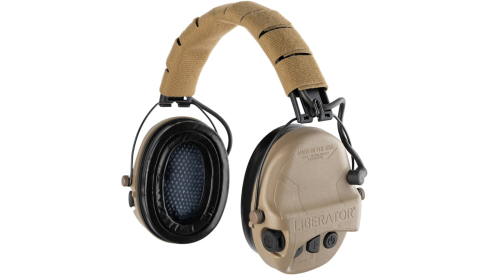 Safariland Liberator HP-R 2.0 Ear Muffs, TCI-LIBHPR-2.0-FDE