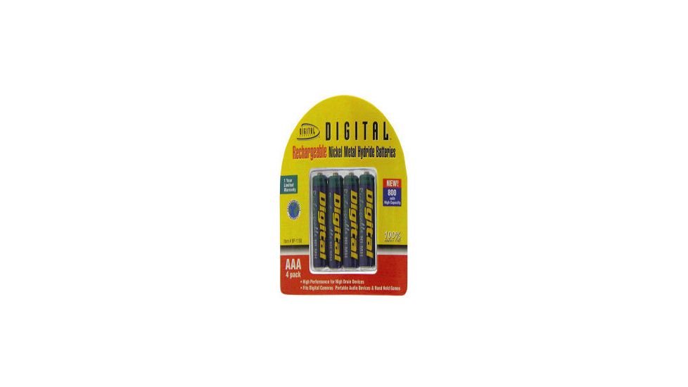 Sakar 4 AAA NiMh Batteries 900 mAh BP-1150