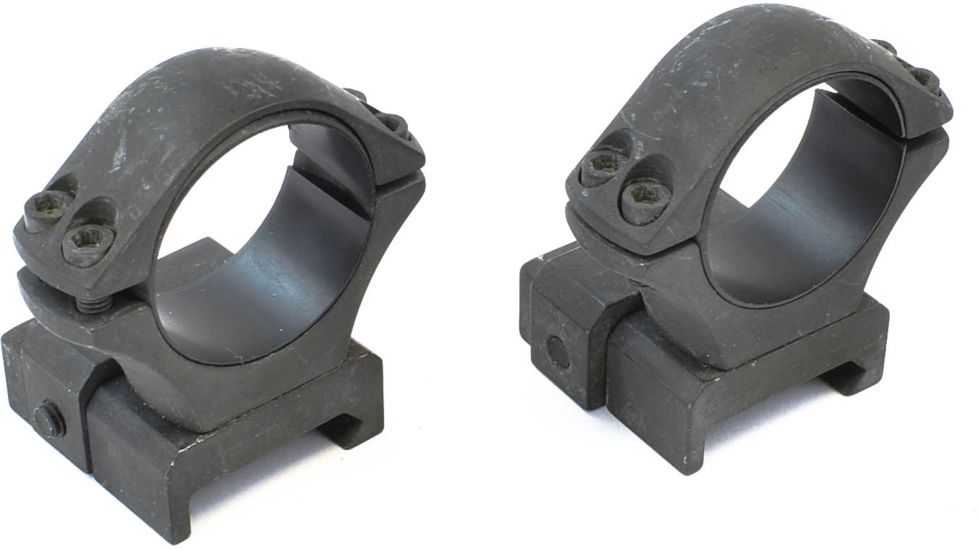 Sako Optilock Ring and Base Set - Phosphate Finish - 1in. Diameter - LOW fits Picatinny rails S180F919