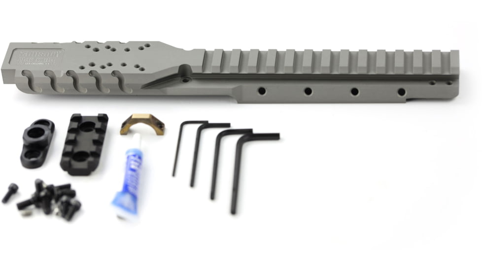 Samson Ruger Mini-14/30 Hannibal Rail - 2008 / Later Version, Anodized, Natural Gray, 03-00265-11