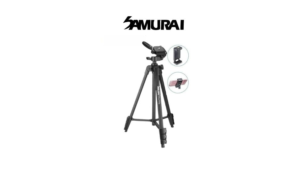 SAMURAI 777s Professional Lightweight Tripod Pro, Black, Pro777s