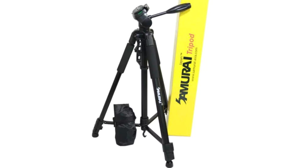 SAMURAI DX999 Black Aluminum Light Weight Tripod, Black, DX999