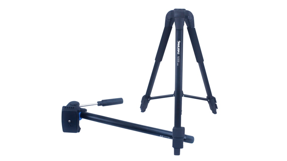 SAMURAI Traveller Outdoor 8000 w/ Pan/Tilt Head Tripod, Black, TVM8000