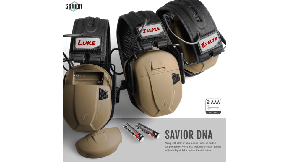 Savior Equipment Apollo Electronic Sound Suppressor, Tan, Collapsed: 5.5 x 5.5 x 4, EM-APOLLO-TN
