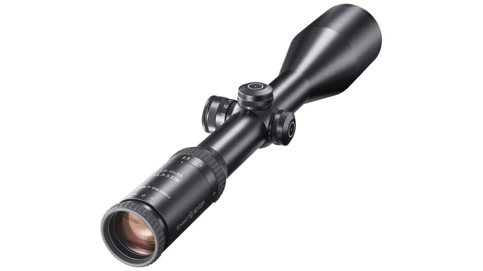 Schmidt and Bender Klassic Hunting Rifle Scope, 7 Reticle, 2pt5-10x56mm 942872