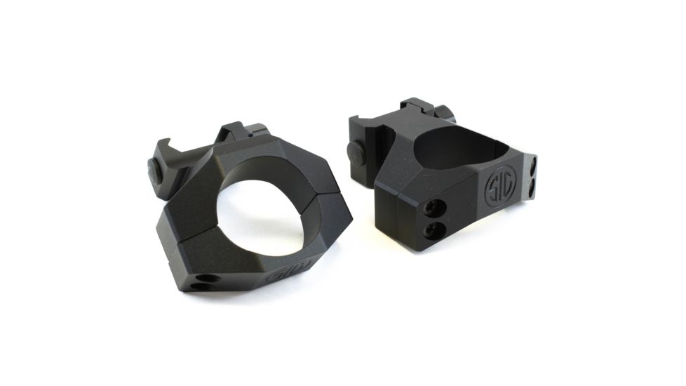 SIG SAUER Alpha Hunting Rifle Scope Rings, 30mm, Black SOA10001