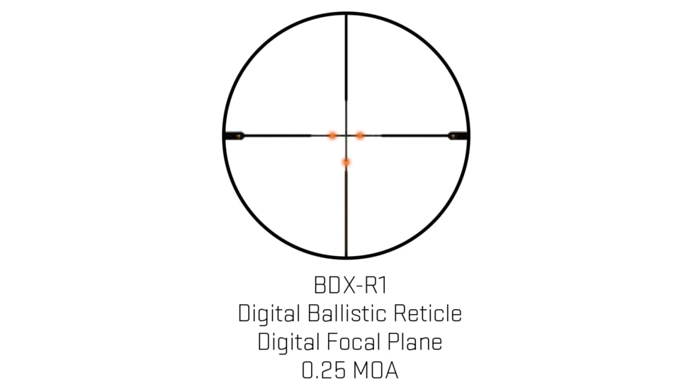 SIG SAUER Sierra3BDX 2.5-8x30mm Rifle Scope 30mm Tube, Second Focal Plane, Black, BDX-R1 Digital Reticle, SOK14BDX02