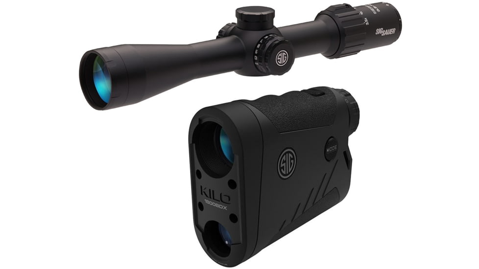 SIG SAUER Tango6 10x42mm Rifle Scope 30mm Tube, Second Focal Plane, Black, Digital Ballistic Reticle, MOA, SOK18BDX02