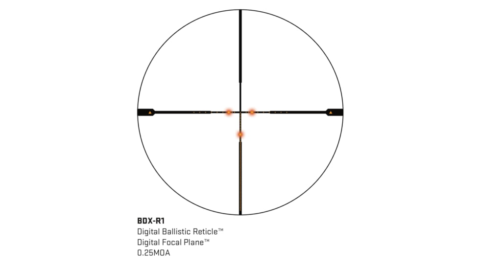 SIG SAUER Tango6 10x42mm Rifle Scope 30mm Tube, Second Focal Plane, Black, Digital Ballistic Reticle, MOA, SOK18BDX02