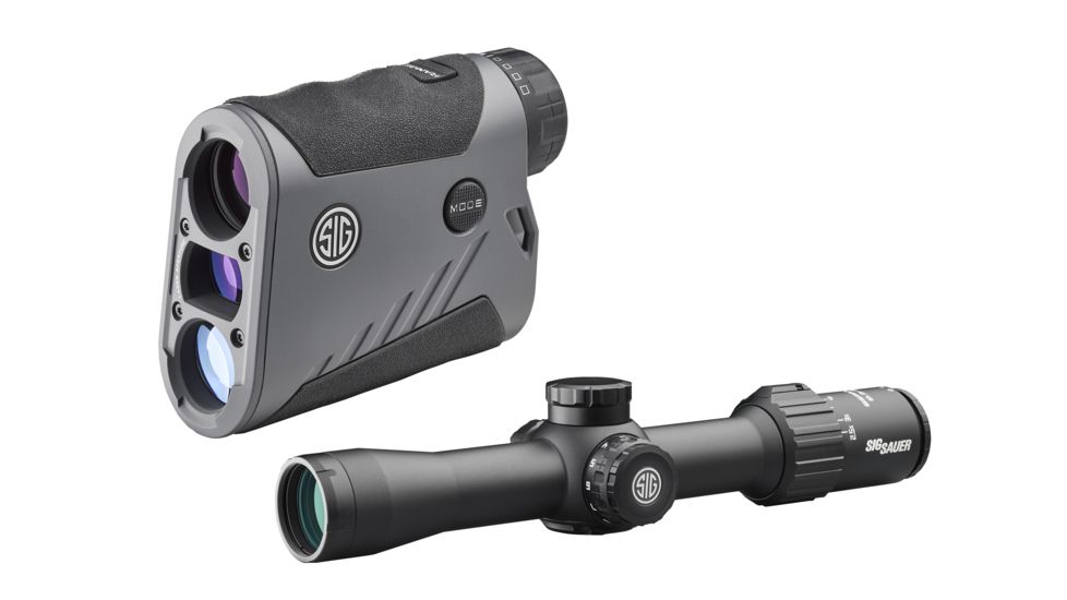 SIG SAUER BDX Combo Kit KILO1600BDX 6x22mm LRF and SIERRA3BDX 2.5-8X32mm Rifle Scope, Graphite/Black, SOK16BDX01