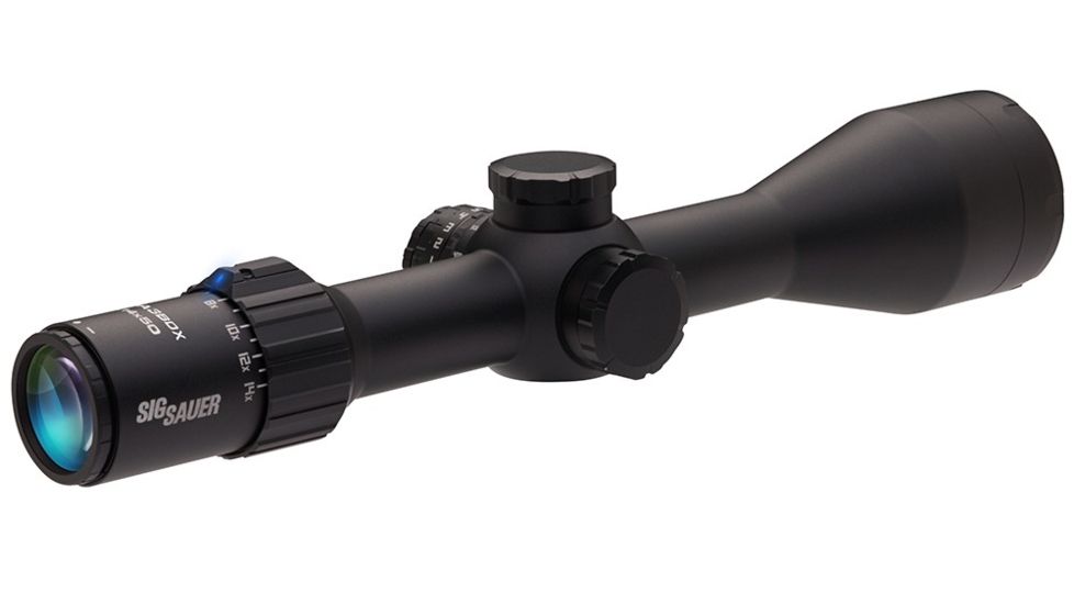 SIG SAUER Tango6 4.5-14x50mm Rifle Scope 30mm Tube, Second Focal Plane, Black, BDX-R1 Digital Reticle, MOA, SOK16BDX04