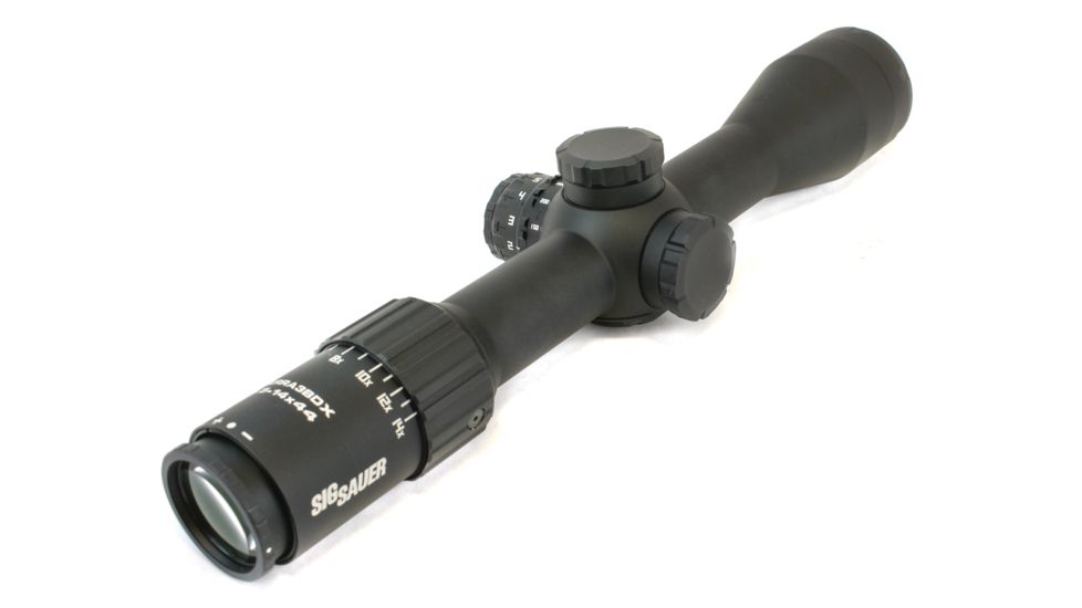 SIG SAUER Tango6 4.5-14x44mm Rifle Scope 30mm Tube, Second Focal Plane, Black, BDX-R1 Digital Reticle, MOA, SOK18BDX01