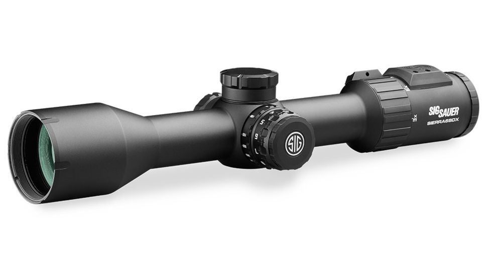 SIG SAUER Sierra6BDX 3-18x44mm Rifle Scope 30mm Tube, Second Focal Plane, Black, BDX-R2 Digital Reticle, MOA, SOK22BDX61