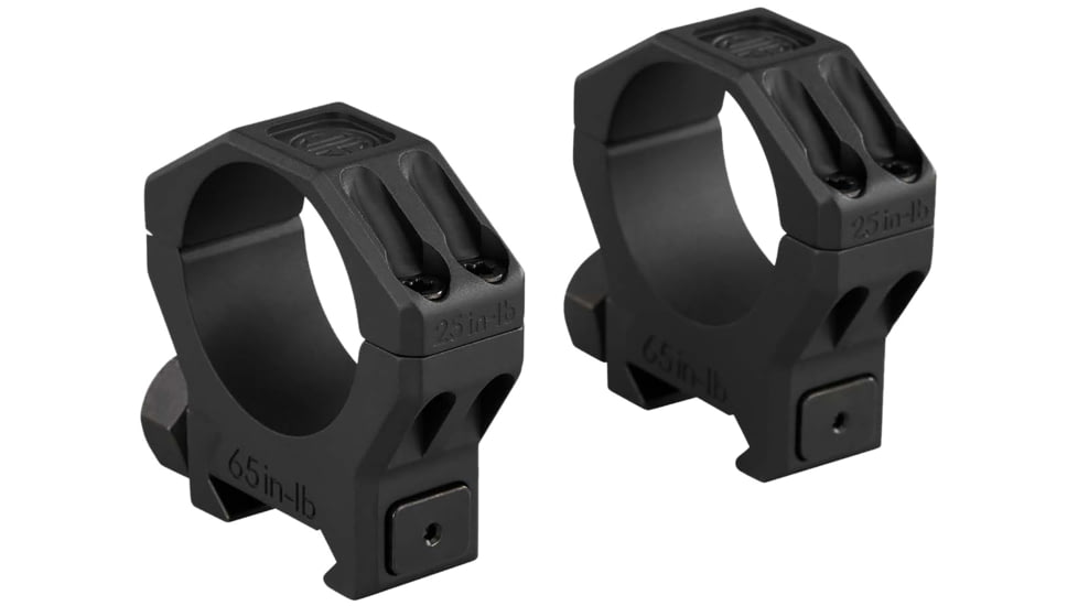 Sig Sauer Electro-Optics Alpha 6 Scope Ring Set, Black, Stainless Steel, 30mm Tube, Medium, SOA63002