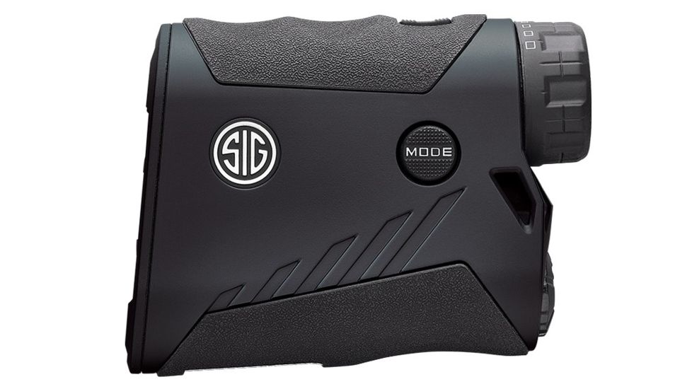 SIG SAUER KILO1600 6x22mm Digital Ballistic Laser Rangefinder, Red Transparent OLED, Class 3R, Black, SOK16608