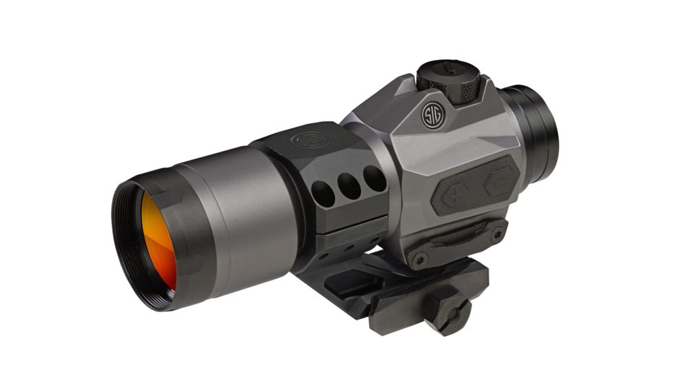 SIG SAUER Romeo6H Red Dot Sight, Ballistic Circle Plex Reticle, .5 MOA, Batery Trey, Hex Bolt Mount, SOR61012