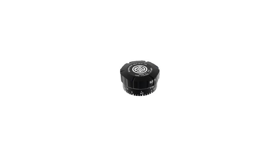SIG SAUER Sig Ballistic Turret Kit, Whiskey5, TH-100 Windage Turret, Black/Graphite, Small, SOSBTW5-TH100-W