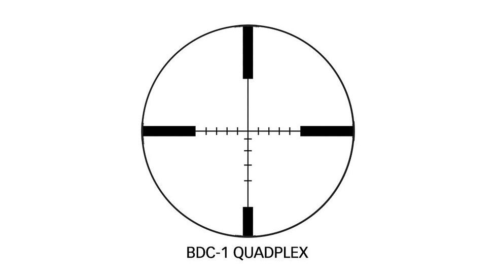 SIG SAUER Sierra6BDX 3-9x40mm Rifle Scope 1 inch Tube, Second Focal Plane, Black, BDC-1 Standart Quadplex Reticle, MOA, SOW33204HVP