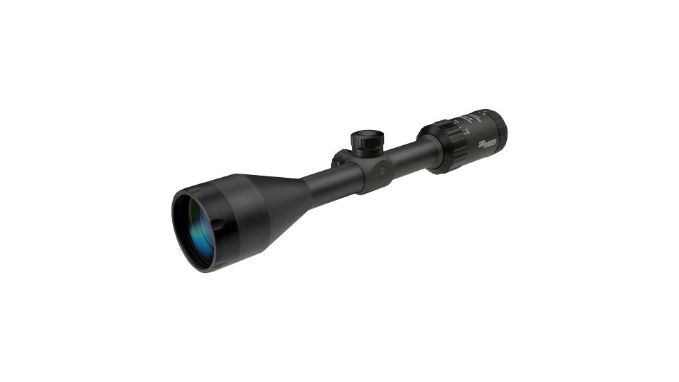 SIG SAUER Whiskey 5 Hunting Rifle Scope 3-9x50mm Second Focal Plane Quadplex Reticle Black Finish One Inch Tube