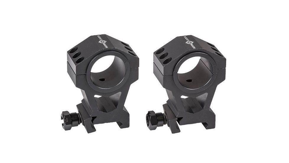 SightMark Extra High Tactical Mounting Picatinny Rings, 30mm/1inch, Black SM34008