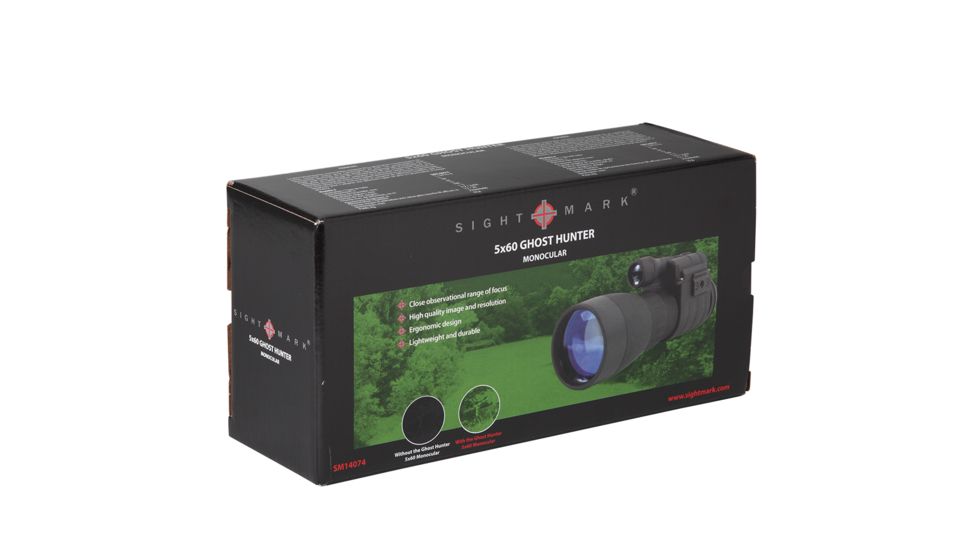 Sightmark Ghost Hunter 5x60 Night Vision Monocular, w/ IR Illuminator, SM14074