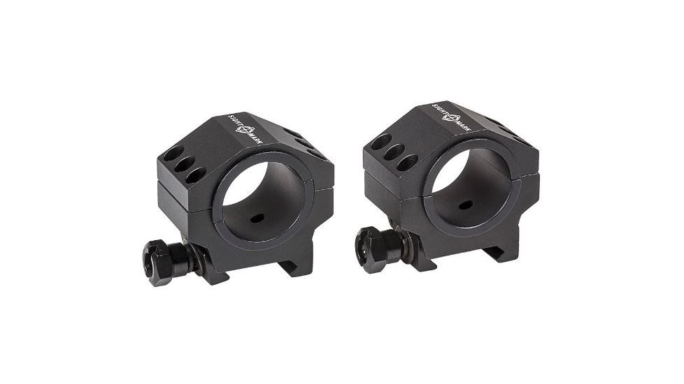 SightMark Low Height Tactical Mounting Picatinny Rings, 30mm/1inch, Black SM34005