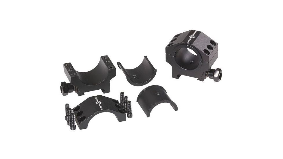 SightMark Low Height Tactical Mounting Picatinny Rings, 30mm/1inch, Black SM34005