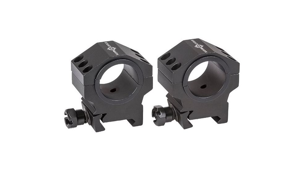 SightMark Medium Height Tactical Mounting Picatinny Rings, 30mm/1inch, Black SM34006