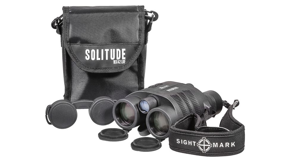 SightMark Solitude 10x42LRF-A Binoculars, Black, SM22007