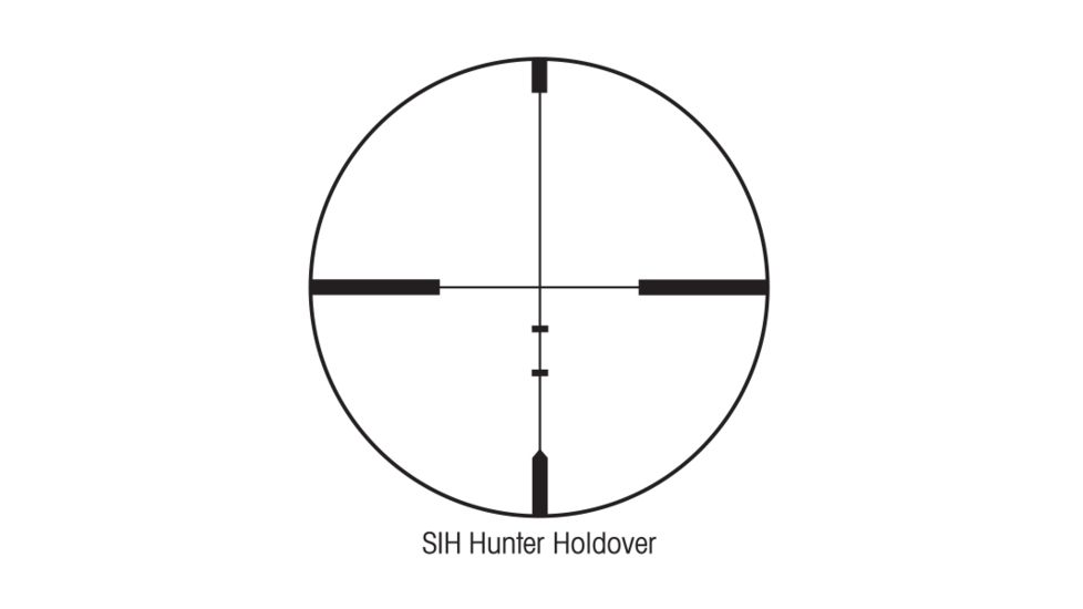 Sightron SI Hunter 3-9X40 Rifle Scope with HHR Reticle, 31004