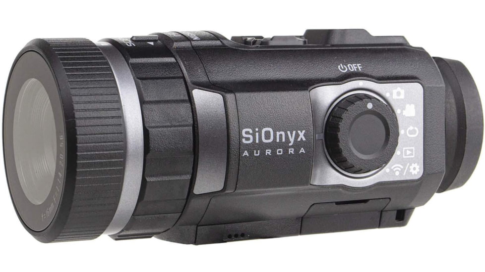 SiOnyx Aurora BLACK Night Vision Monocular w/ Picatinny Rail Mount, Black, C011200