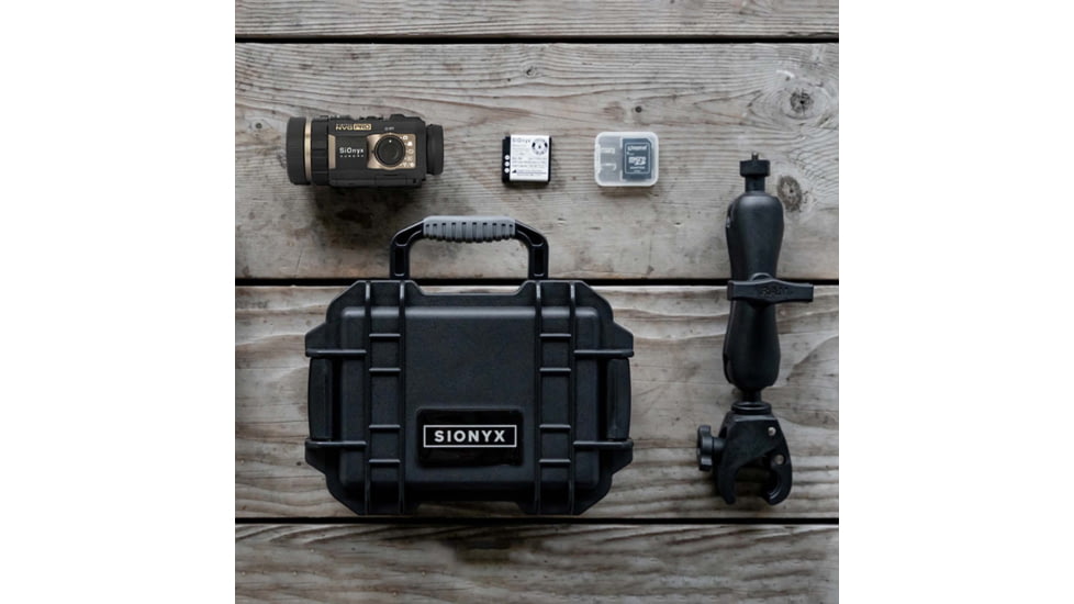 SiOnyx Aurora Pro Color Digital Night Vision Camera Unchartered Kit, Black, K014000