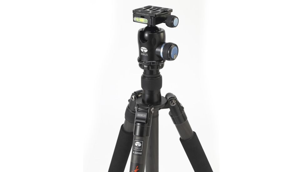 Sirui N-2204X Carbon Fiber Tripod, Gray SUN2204X